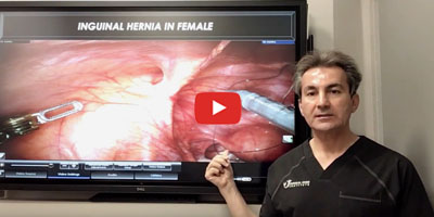 What is the importance of groin hernia in female