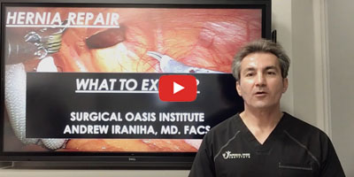 What to expect before hernia surgery by Dr. Iraniha