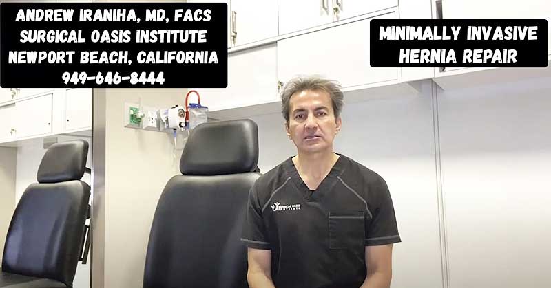 Dr. Iraniha Minimally invasive inguinal hernia repair - Surgical Oasis Institute