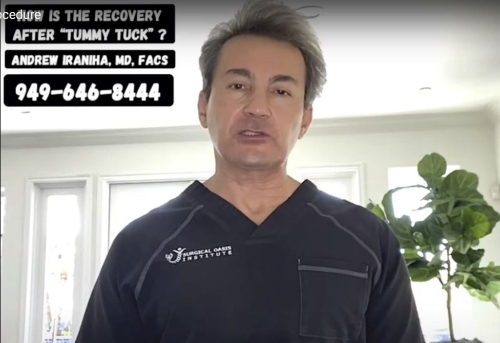 Dr. Iraniha tummy tuck recovery procedure